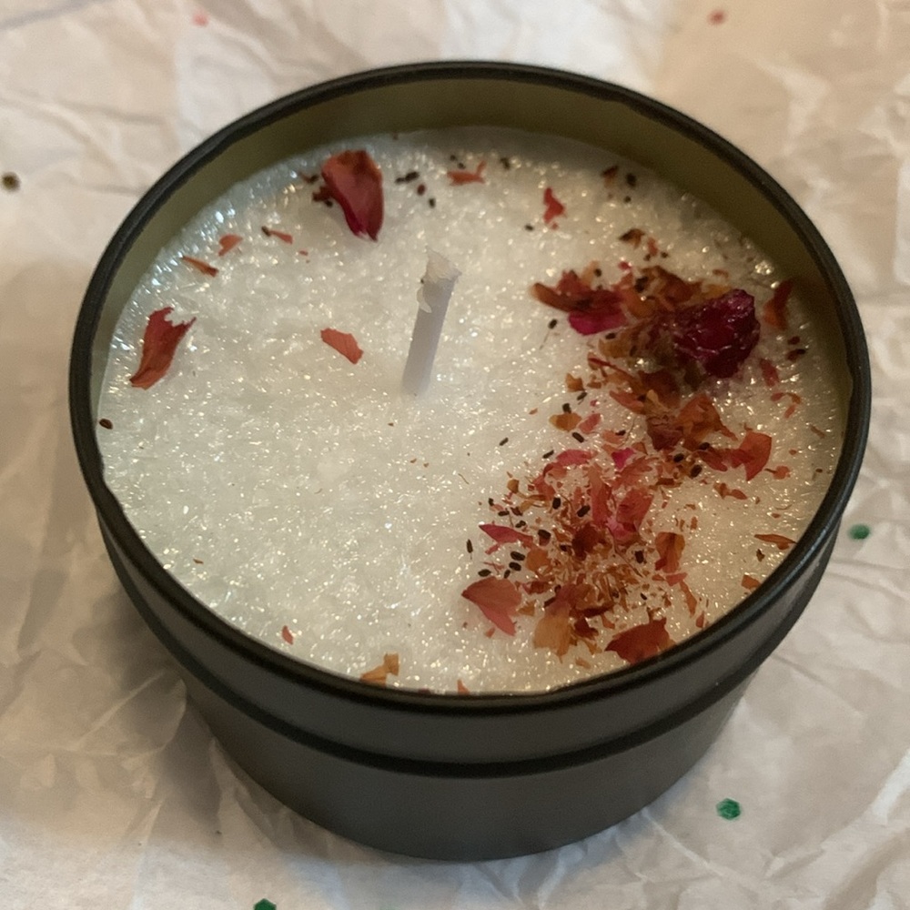 New Rose sented ice wax candle
